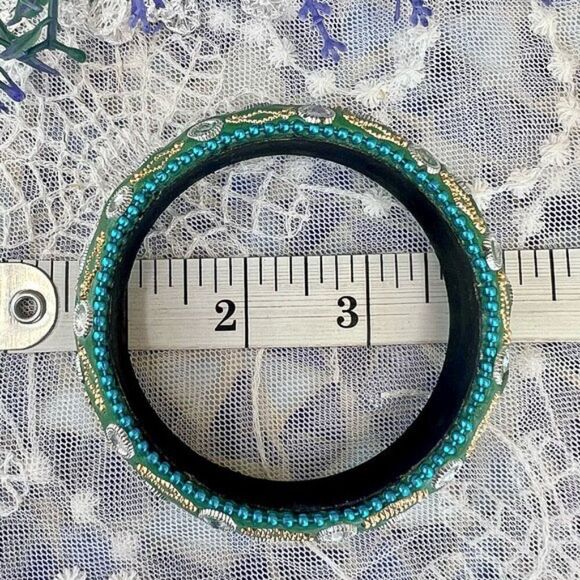 Fun Ornate Eastern Costume Bangle - Picture 4 of 6